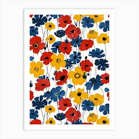 Poppies 98 Art Print