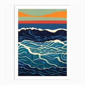 Ocean Waves Art Print