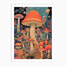 Mushroom Fantasy 1 Art Print