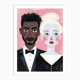 Man And A Woman 7 Art Print