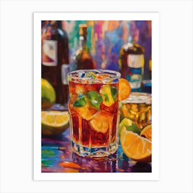Tequila Cocktail 2 Art Print