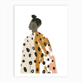 African Woman Illustration Art Print