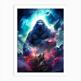 King Kong Gorilla Art Print