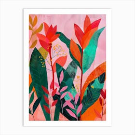 Tropical Flora Art Print