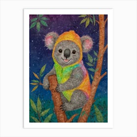 Rainbow Koala 1 Art Print