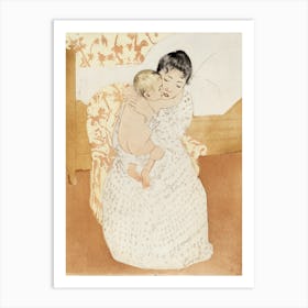 Maternal Caress (1891), Mary Cassatt Art Print