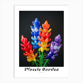 Bright Inflatable Flowers Poster Bluebonnet 2 Art Print