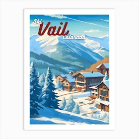 Vail Colorado Travel Art Print