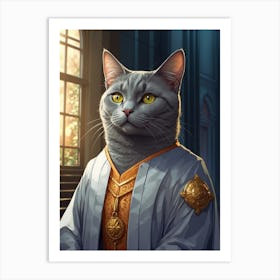 King Of Cats 1 Art Print