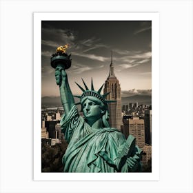 Statue Of Liberty 2 Art Print