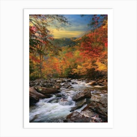 Autumn In The Great Smoky Mountains Art Print