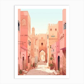 Street In Morocco Art Print