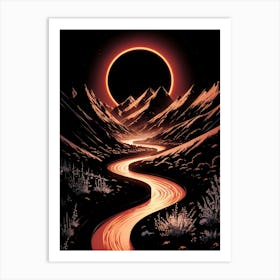 Eclipse Of The Sun 2 Art Print