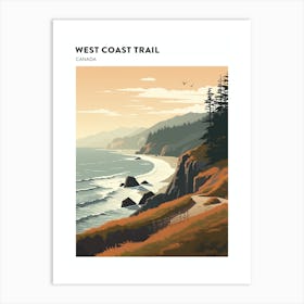 West Coast Trail Canada 4 Hiking Trail Landscape Poster Art Print