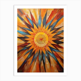 Bohemian Sunburst،
A vibrant representation of the autumn sun.6 Art Print