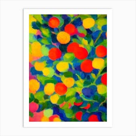 Bignay 1 Fruit Vibrant Matisse Inspired Painting Fruit Art Print