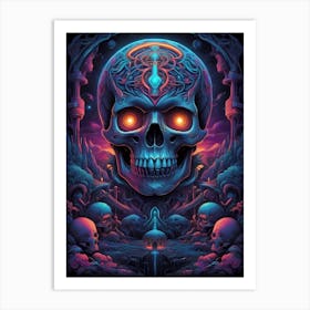 Skulls And Skeletons 1 Art Print