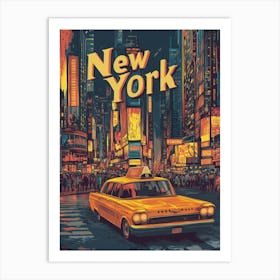 Aihrgdesign A Classic 1960s Travel Poster For New York Showca 38d754ab Ddd1 4ad6 A9de 0bfd158ce55d 0 Art Print