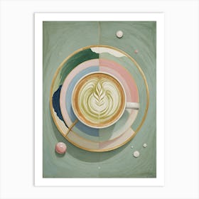 Matcha Latte Art Print