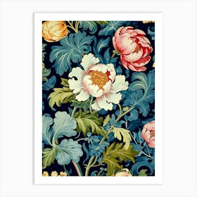 Floral Wallpaper 19 Art Print