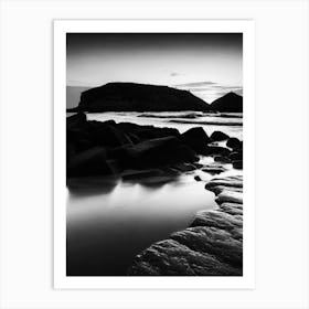 Black And White Seascape 40 Art Print