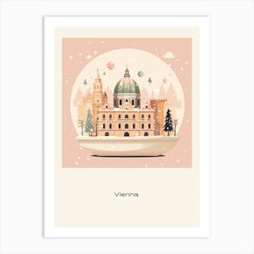 Vienna Austria 2 Snowglobe Poster Art Print