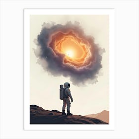 Nasa Astronaut Art Print