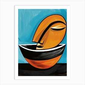 Bowl Of Oranges Art Print