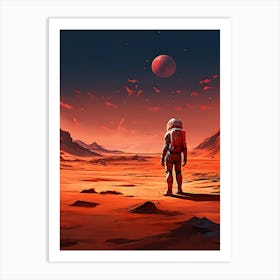 Nasa Mars Art Print