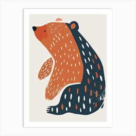 Bear Illustration 2 Art Print