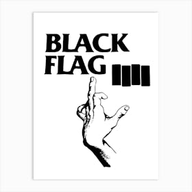 Black Flag Art Print