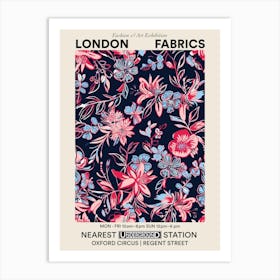 Poster Flower Parade London Fabrics Floral Pattern 2 Art Print