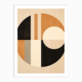 Neubrandenburg Nuance, Geometric Bauhaus Art Print