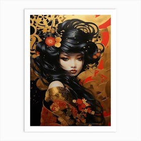 Asian Girl 4 Art Print