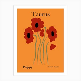 Taurus Poopy Art Print