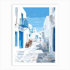 Aegean Town Art Print