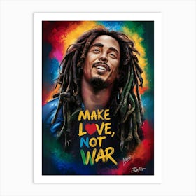 Make Love Not War Art Print