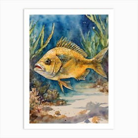 Tequila Splitfin Fish 2 Art Print