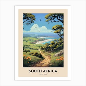 Otter Trail South Africa 2 Vintage Hiking Travel Poster Art Print
