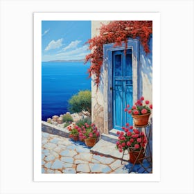 Blue Door 30 Art Print