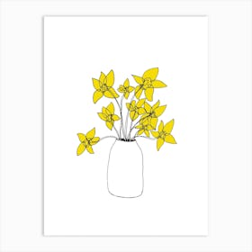 Daffodils Yellow Art Print