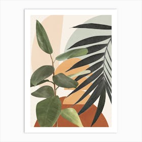 Sunset Flora 1 Art Print