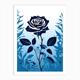 Blue Rose 2 Art Print