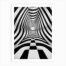 Optical Illusion Abstract Geometric 5 Art Print
