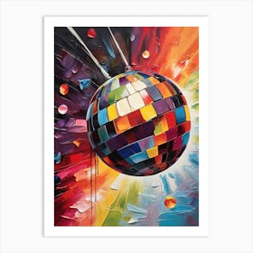 Disco Ball art print 2 Art Print