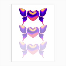 Heart Wings Art Print