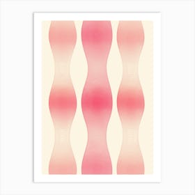 Pattern Of Symmetrical Sound Waves Art Print