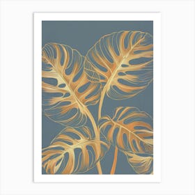 Monstera Leaf Art Print