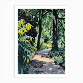 Golders Hill Park London Parks Garden 2 Painting Art Print