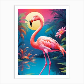 Flamingo 21 Art Print